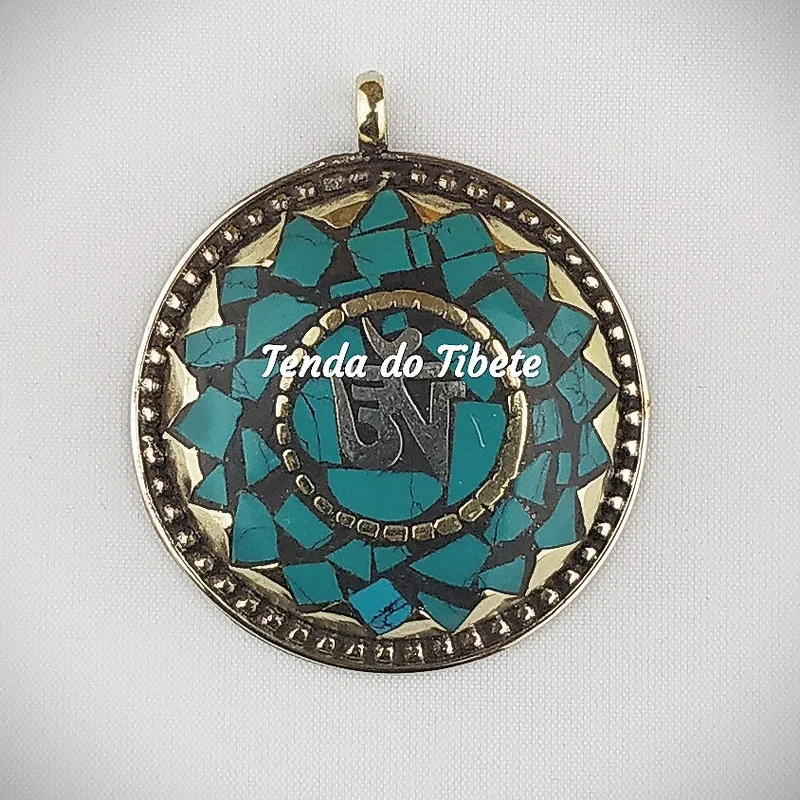 Pendente “OM” Turquesa