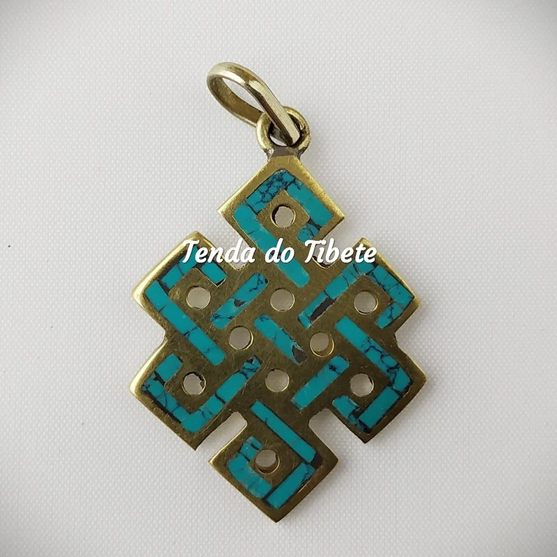 Nó do Infinito  em Turquesa