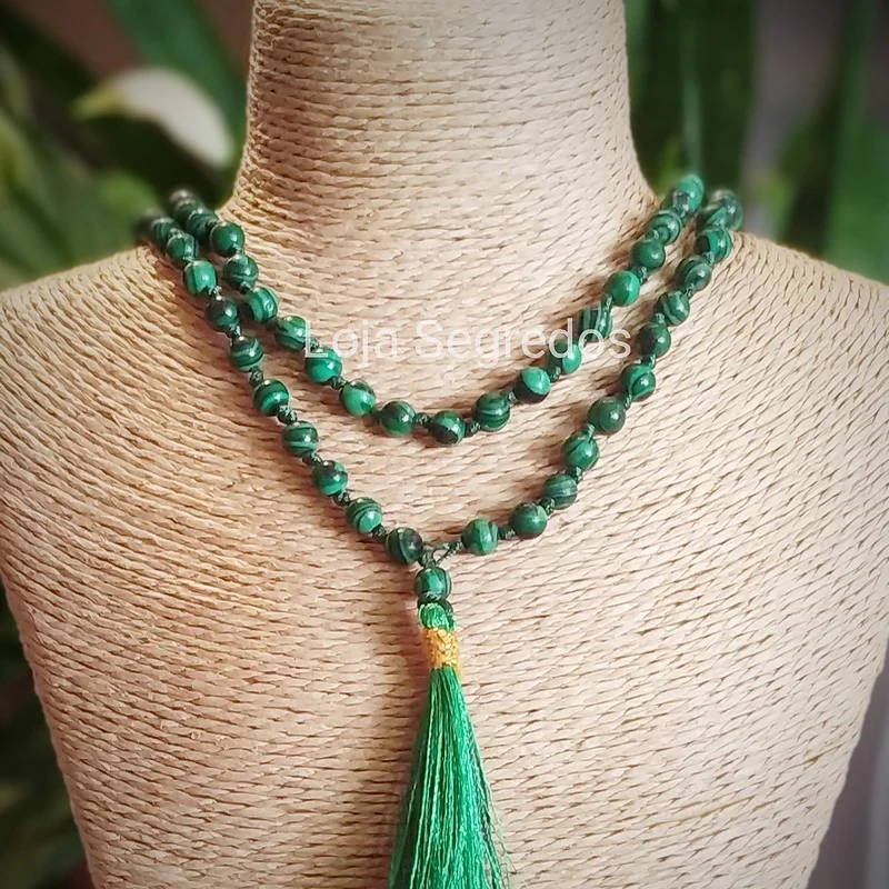 Japamala de Malaquite 6 mm