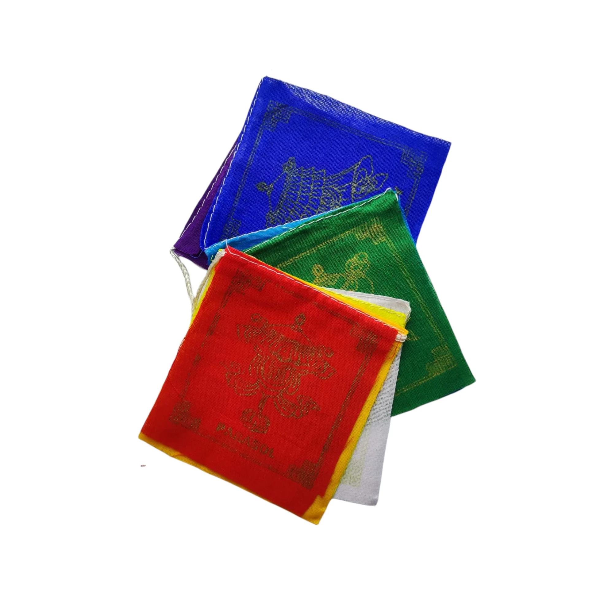 Bandeira 8 Símbolos Auspiciosos