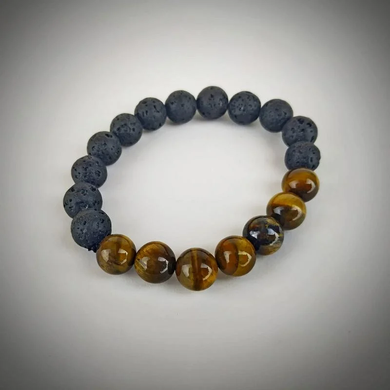 Pulseira Olho Tigre/Lava ( Difusor )