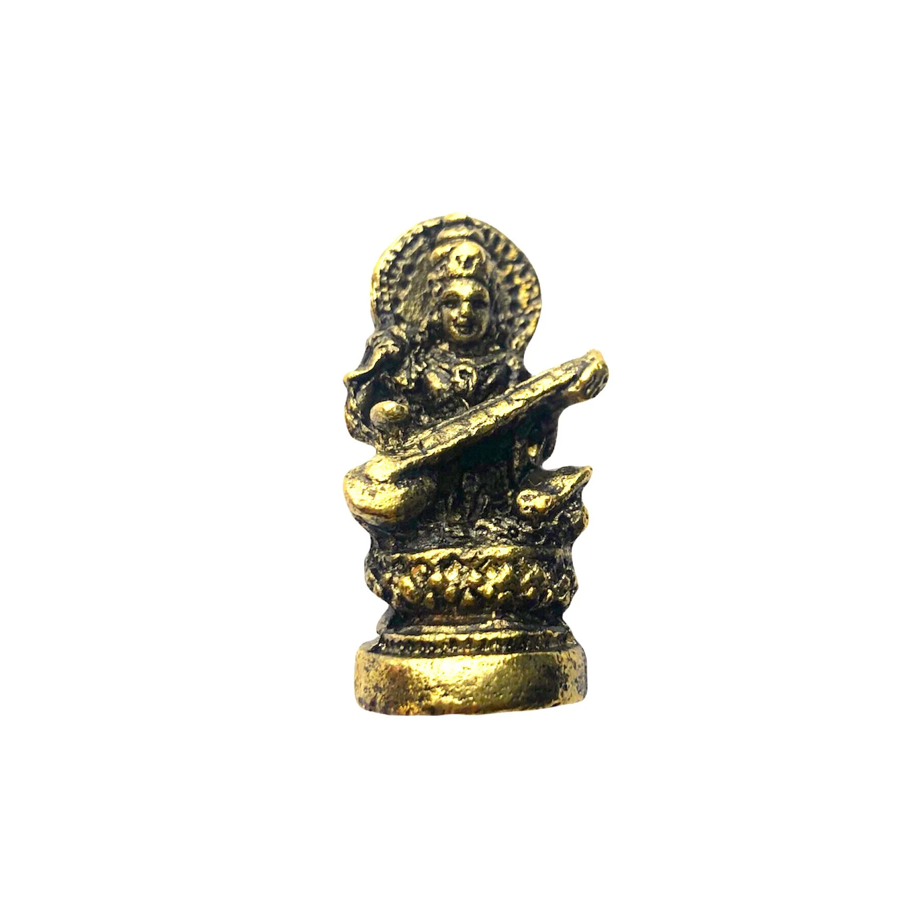 Mini Estátua Saraswati 2 x 3.2 cm