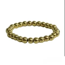 Pulseira de Hematite Dourada