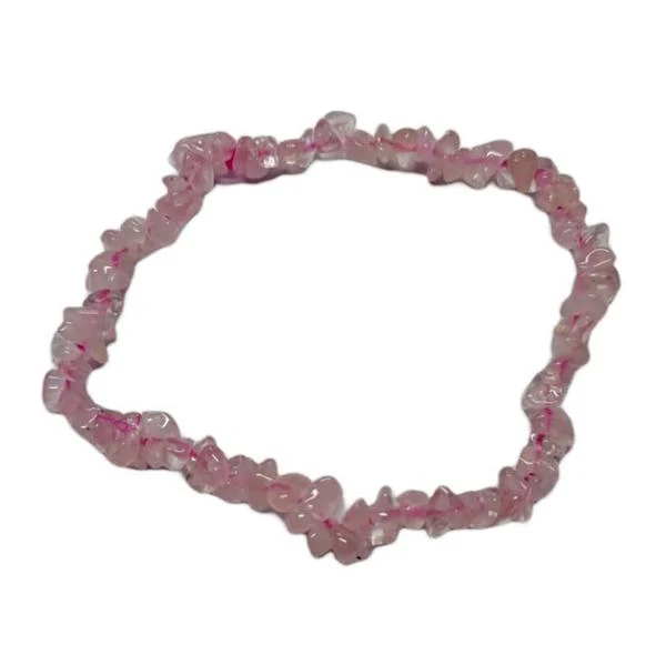 Pulseira Chip Quartzo Rosa